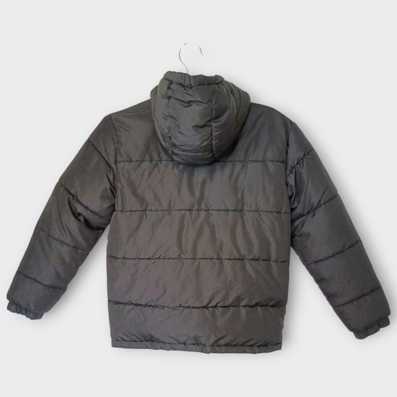 Swiss Tech Sz L Kids Puffer Jacket with Hood Full Zip Lightweight Ski Outdoors - Picture 2 of 6